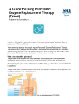 A Guide to Using Pancreatic Enzyme Replacement Therapy (Creon)