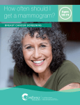 How often should I get a mammogram?