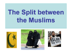 The Split between the Muslims