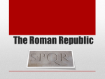 The Roman Republic - Warren County Schools
