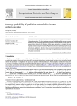 Computational Statistics and Data Analysis Coverage probability of