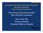 Assessment of Cardiac Function in Duchenne Muscular Dystrophy