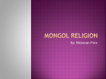 History of Mongol Religion