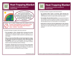 Heat Trapping Blanket Metaphor