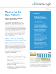 Monitoring the UCS Platform