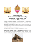 Fourth International Vedic Astrology Conference + Mars Temple Tour