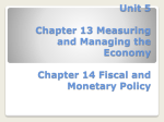 Measuring and Managing the Economy Chapter 13