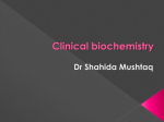 Clinical biochemistry