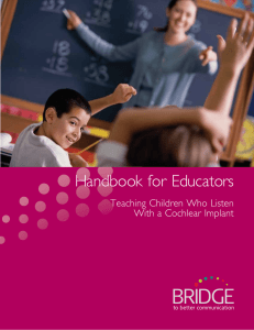 Handbook for Educators - Med-El