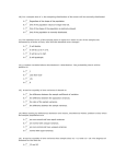 10) For a sample size of 1, the sampling distribution of