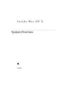 Inside Mac OS X: System Overview