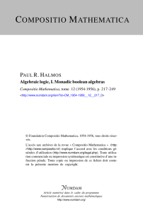 Algebraic logic, I. Monadic boolean algebras