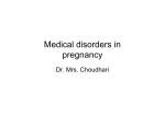 Medical Disorders in Pregnancy