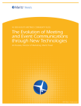 The Evolution of Meeting and Event Communications