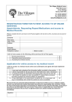 Registration Form for Online Access