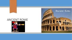 Ancient rome - radiansschool.org