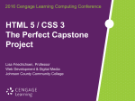 HTML 5 / CSS 3 The Perfect Capstone Project