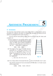 Arithmetic Progressions