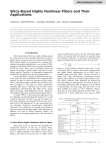 Silica-Based Highly Nonlinear Fibers and Their Applications