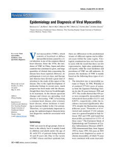 Epidemiology and Diagnosis of Viral Myocarditis