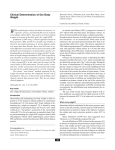 Clinical Determination of Dry Body Weight