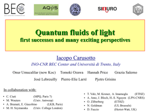 Quantum fluids of light