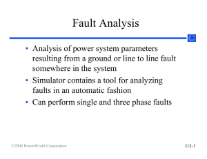 Fault Analysis