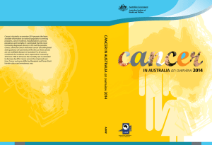 Cancer in Australia: an overview 2014