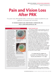 Pain and Vision Loss After PRK