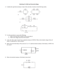 Worksheet 7.4 EMF and Terminal Voltage