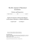 The B.E. Journal of Theoretical Economics