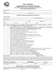 Electrical Permit - City of Mentor, Ohio