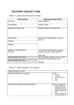 Treatment Request Form
