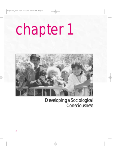 Developing a Sociological Consciousness