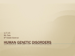 Human Genetic Disorders