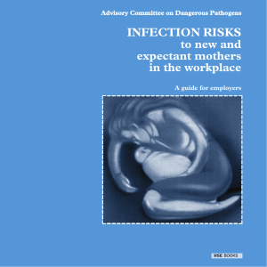 Infection risks to new and expectant mothers in the workplace
