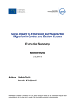 Social Impact of Emigration and Rural