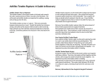 Achilles Tendon Rupture: A Guide to Recovery
