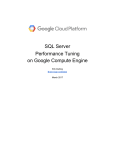 SQL Server Performance Tuning on Google Compute Engine