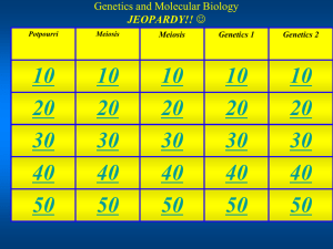 Meiosis - Aurora City Schools