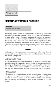 secondary wound closure - practical plastic surgery