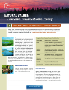 natural values - Ducks Unlimited Canada