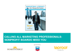 calling all marketing professionals: nonprofit boards need you
