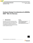 AN4957 - Hardware Design Considerations for MKW2x IEEE 802.15