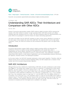 Understanding SAR ADCs
