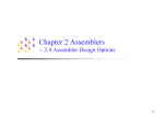 2.4 One-Pass Assemblers