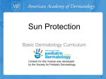 Sun Protection - American Academy of Dermatology