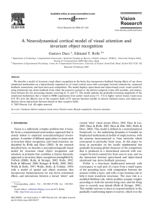 A Neurodynamical cortical model of visual attention and