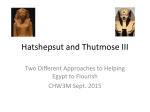 Hatshepsut and Thutmose III