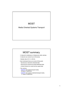 Media Oriented Systems Transport